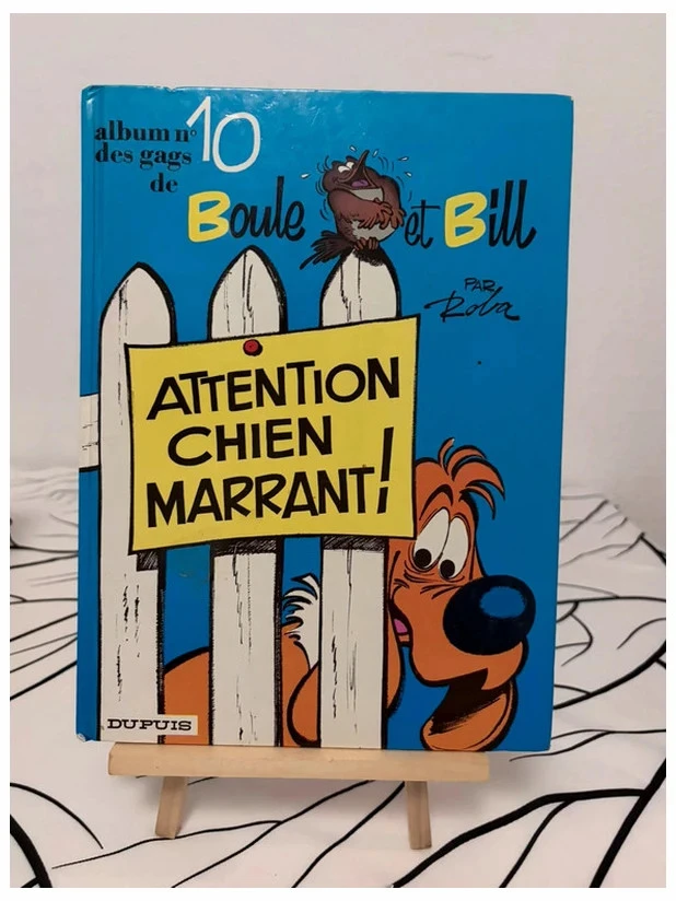 Album 10 Boule et Bill Attention Chien Marrant ! BD Dupuis Roba
